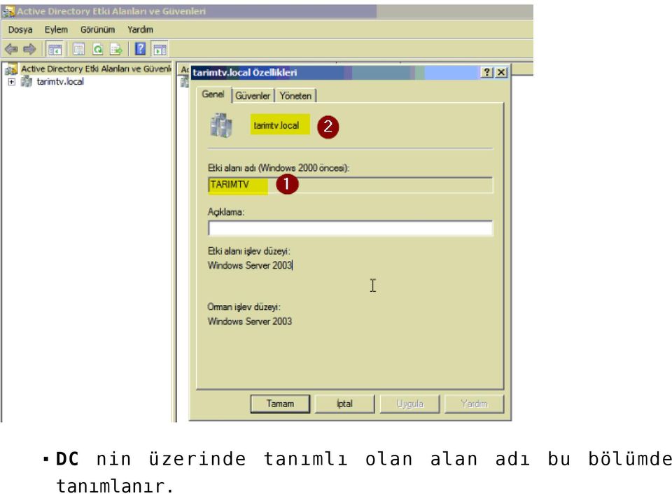 tanımlı olan