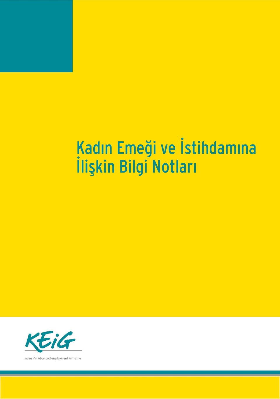 employment initiative Kadın