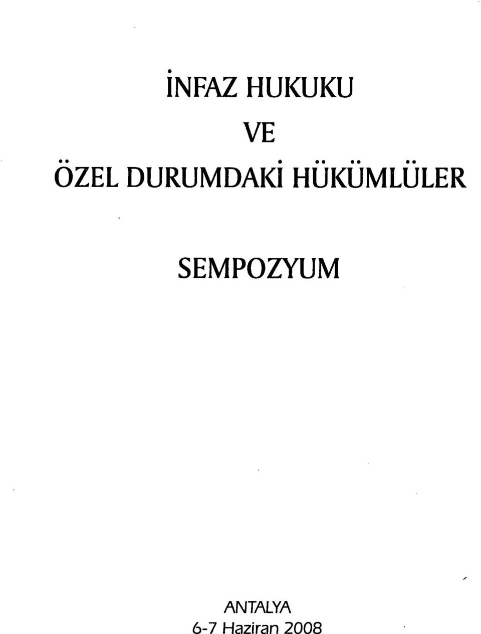 HÜKÜMLÜLER