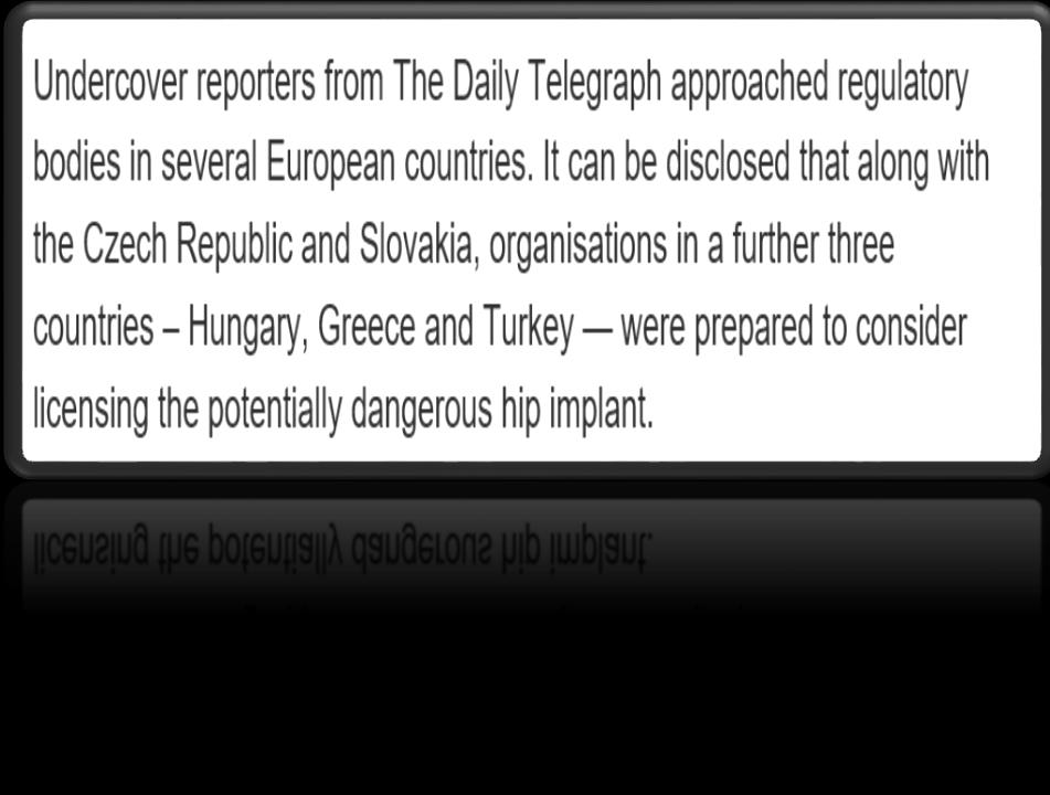 Gizli kayda alınan görüşmeler gazetede yayınlanmış Çek Cumhuriyeti, Slovakya, Macaristan, Yunanistan ve