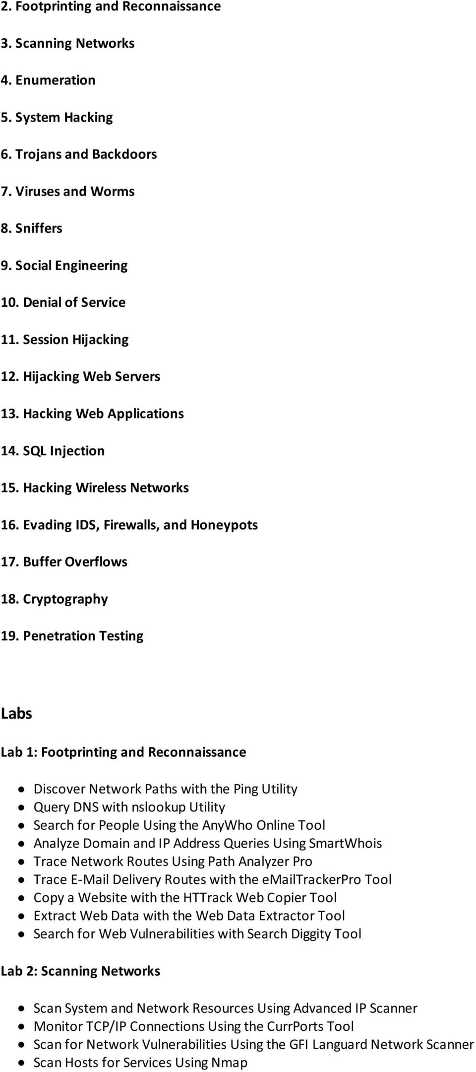 Cryptography 19.