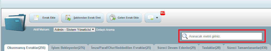 Evrak Türleri ve Kayıt İşlemleri B.1.1. Gelen Evrak İdareye fiziksel ortamda gelen belge idare tarafından teslim alınır ve alındığı tarih ile belgeye ait üstveriler kaydedilir.