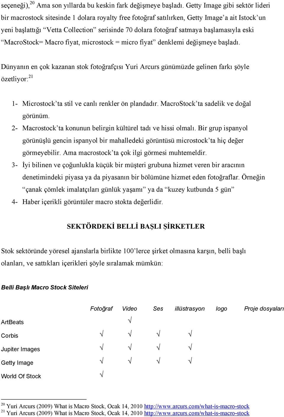 başlamasıyla eski MacroStock= Macro fiyat, microstock = micro fiyat denklemi değişmeye başladı.