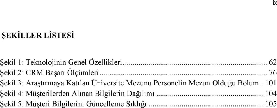 .. 76 Şekil 3: Araştırmaya Katılan Üniversite Mezunu Personelin Mezun