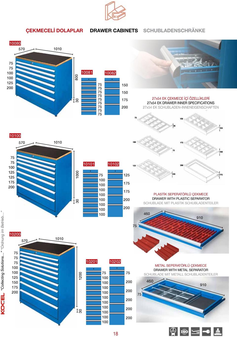 150 1 570 1010 0 1 10101 10102 10201 10202 1 1 PLASTİK SEPERATÖRLÜ ÇEKMECE DRAWER WITH PLASTIC SEPARATOR SCHUBLADE MIT PLASTIK