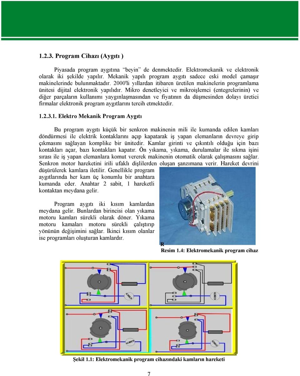 Mikro denetleyici ve mikroişlemci (entegrelerinin) ve diğer parçaların kullanımı yaygınlaşmasından ve fiyatının da düşmesinden dolayı üretici firmalar elektronik program aygıtlarını tercih etmektedir.