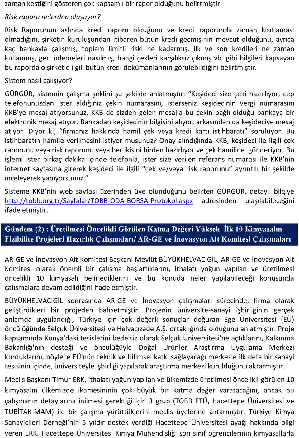 toplam limitli riski ne kadarmış, ilk ve son kredileri ne zaman kullanmış, geri ödemeleri nasılmış, hangi çekleri karşılıksız çıkmış vb.