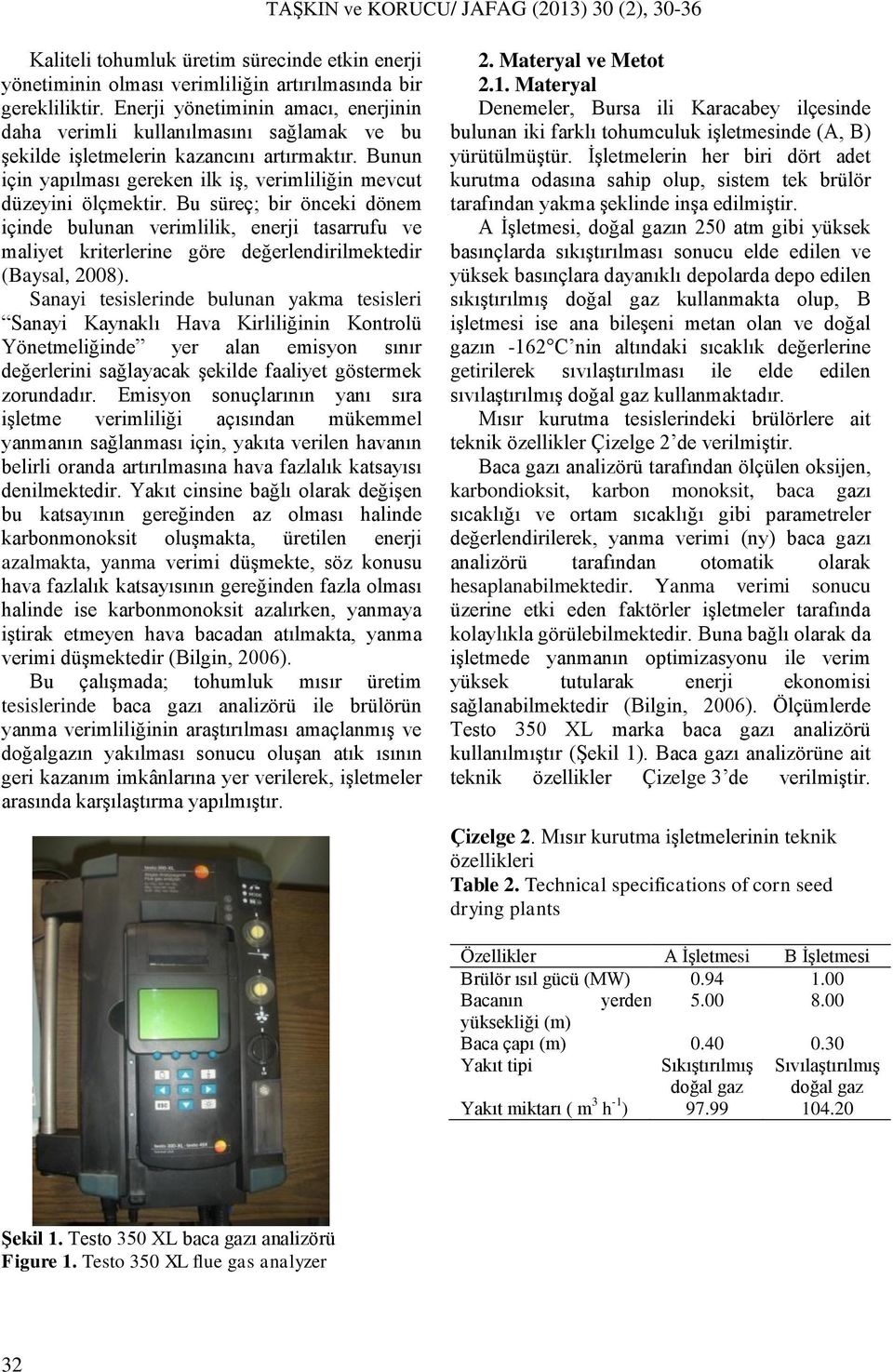 Bu süreç; bir önceki dönem içinde bulunan verimlilik, enerji tasarrufu ve maliyet kriterlerine göre değerlendirilmektedir (Baysal, 2008).