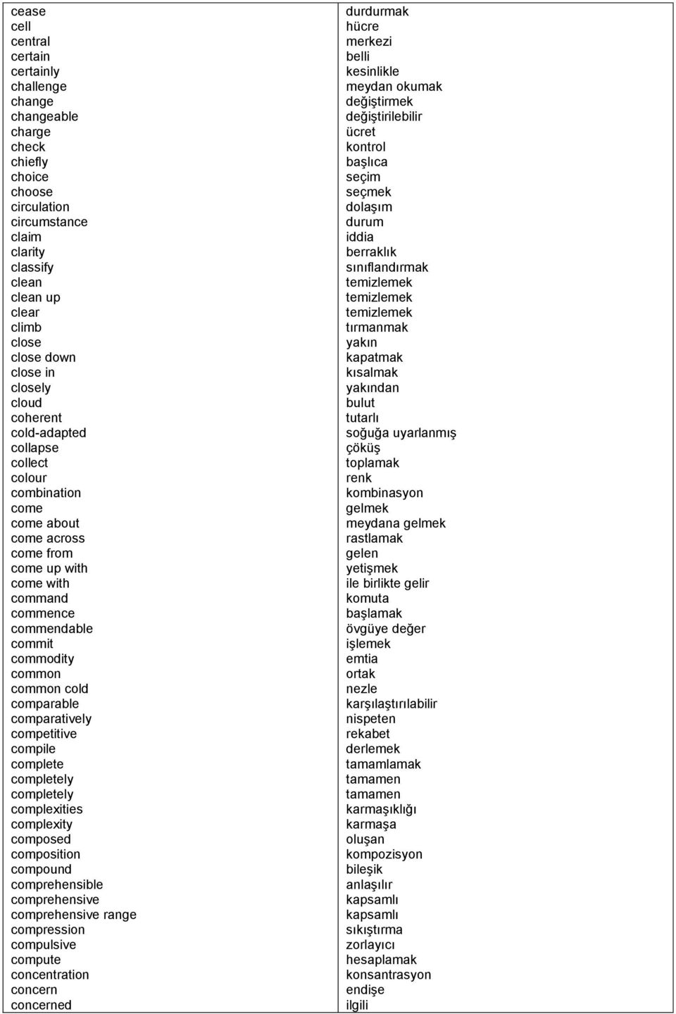 cold comparable comparatively competitive compile complete completely completely complexities complexity composed composition compound comprehensible comprehensive comprehensive range compression