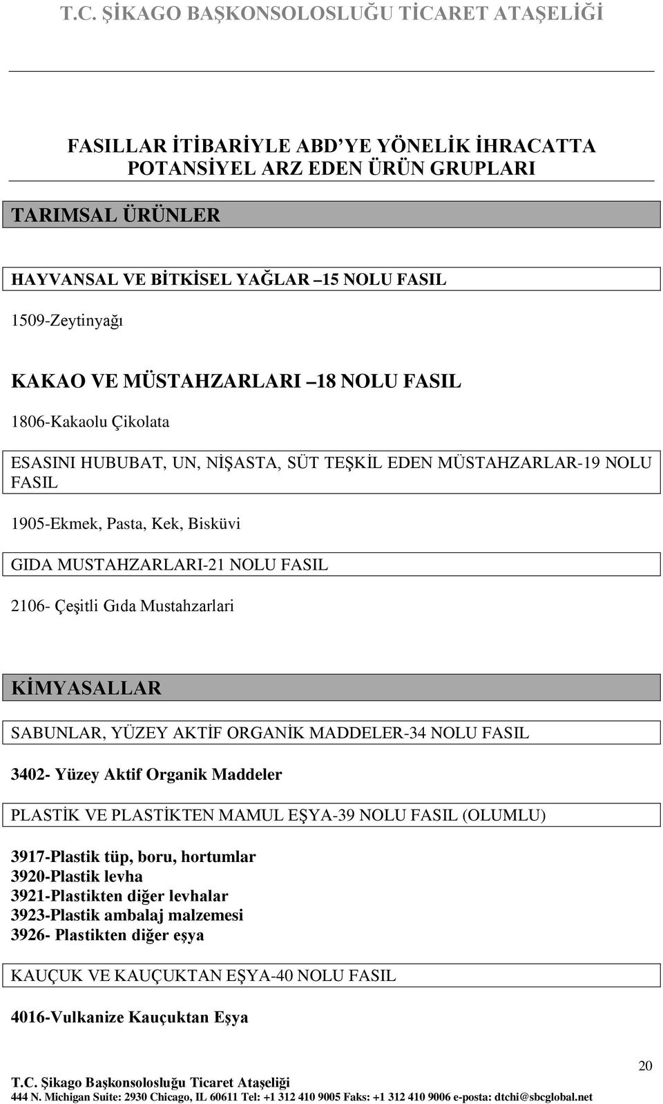 Mustahzarlari KİMYASALLAR SABUNLAR, YÜZEY AKTİF ORGANİK MADDELER-34 NOLU FASIL 3402- Yüzey Aktif Organik Maddeler PLASTİK VE PLASTİKTEN MAMUL EŞYA-39 NOLU FASIL (OLUMLU) 3917-Plastik tüp,