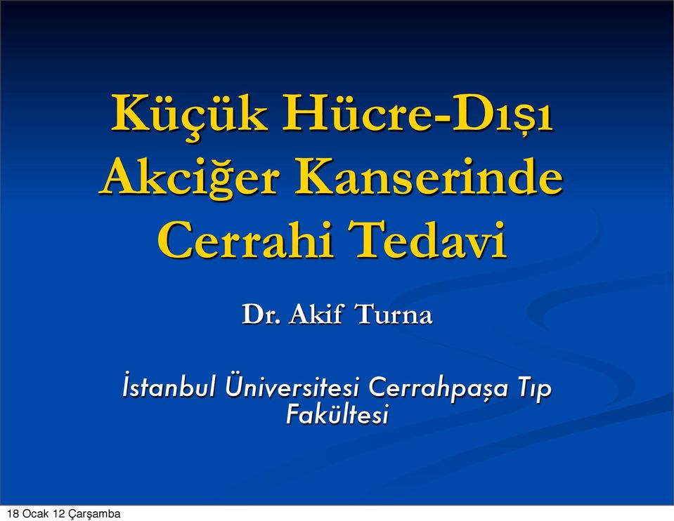 Dr. Akif Turna İstanbul