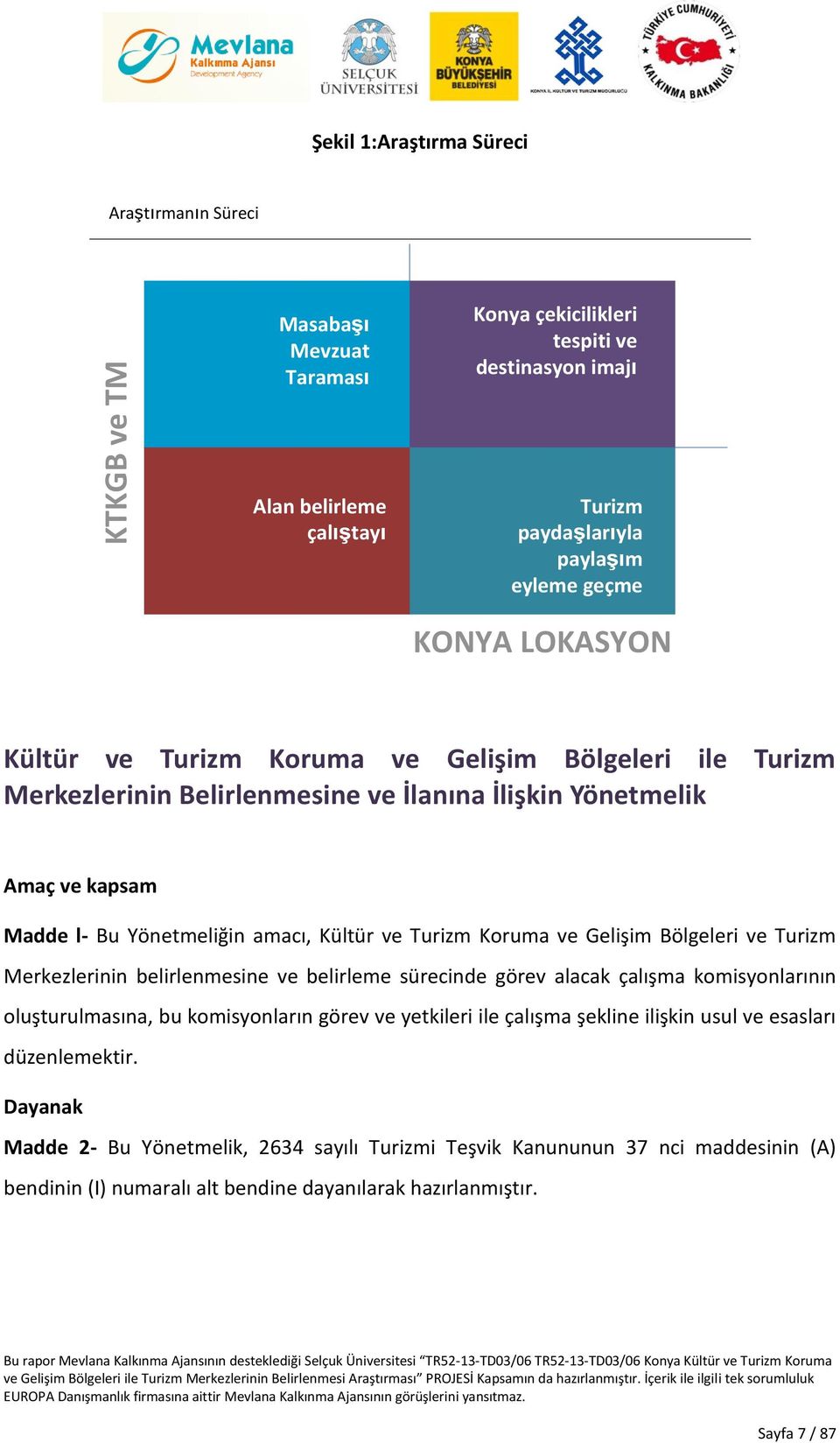 Koruma ve Gelişim Bölgeleri ve Turizm Merkezlerinin belirlenmesine ve belirleme sürecinde görev alacak çalışma komisyonlarının oluşturulmasına, bu komisyonların görev ve yetkileri ile çalışma şekline