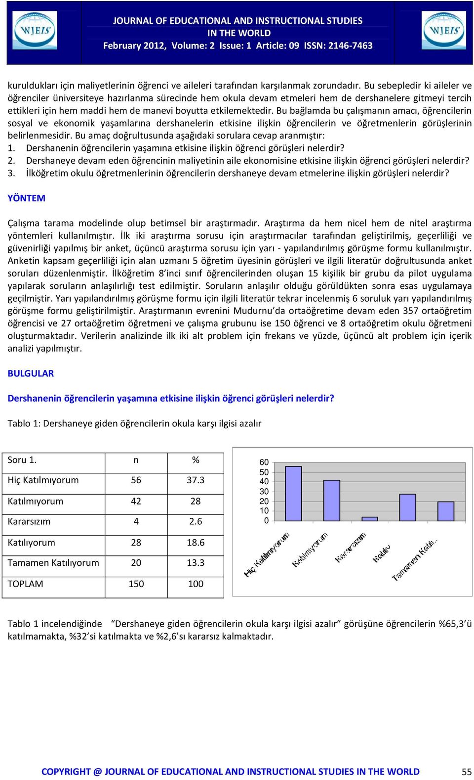 Bu bağlamda bu çalışmanın amacı, öğrencilerin sosyal ve ekonomik yaşamlarına dershanelerin etkisine ilişkin öğrencilerin ve öğretmenlerin görüşlerinin belirlenmesidir.