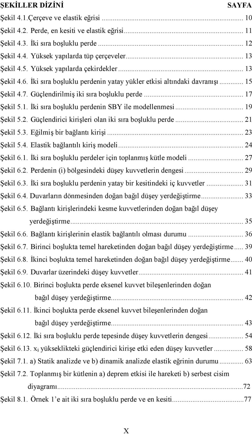 . Iki sçra bosluklu perdenin SBY ile modellenmesi... 9 Sekil 5.. Guclendirici kirisleri olan iki sçra bosluklu perde... Sekil 5.3. Egilmis bir baglantç kirisi... 3 Sekil 5.4.