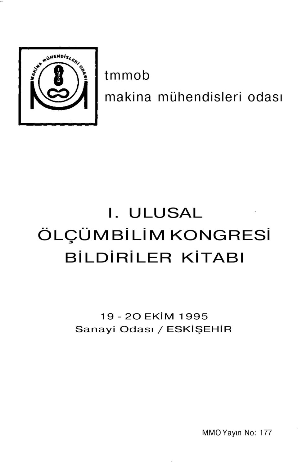 BİLDİRİLER KİTABI 19-2O EKİM 1995