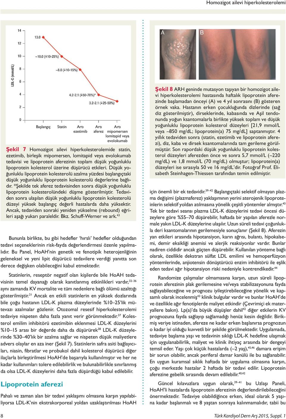 Düşük yoğunluklu lipoprotein kolesterolü azalma yüzdesi başlangıçtaki düşük yoğunluklu lipoprotein kolesterolü değerlerine bağlıdır.