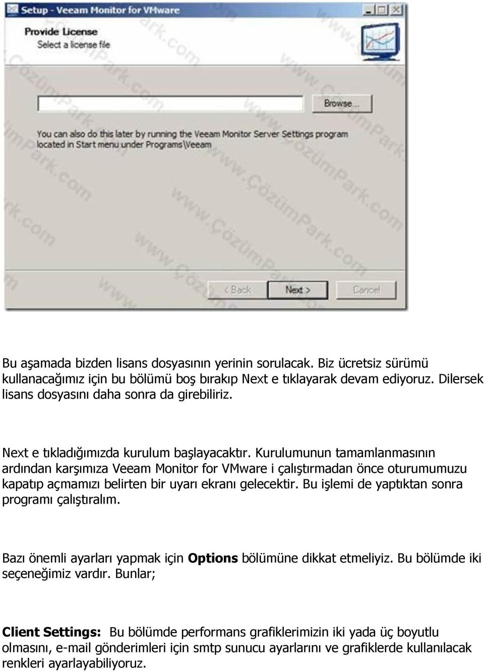 Kurulumunun tamamlanmasının ardından karşımıza Veeam Monitor for VMware i çalıştırmadan önce oturumumuzu kapatıp açmamızı belirten bir uyarı ekranı gelecektir.