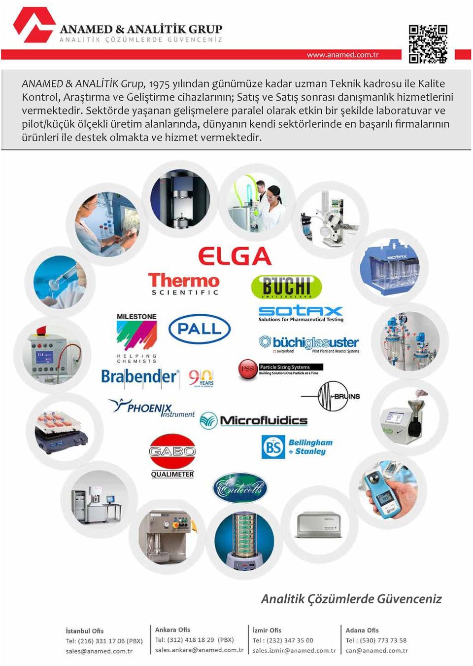 Sektörde yaşanan gelişmelere paralel olarak etkin bir şekilde laboratuvar ve pilot/küçük ölçekli üretim