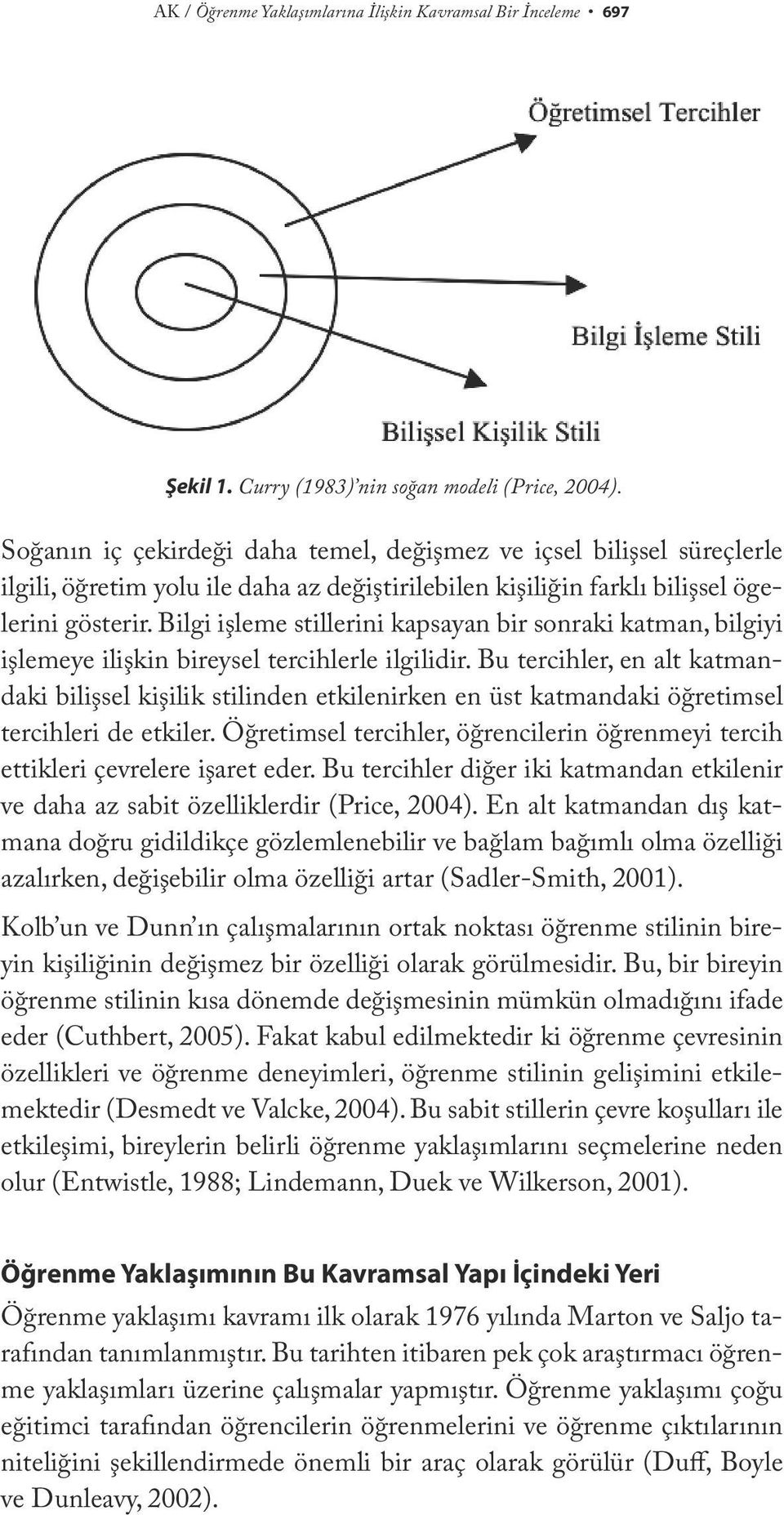 Bilgi işleme stillerini kapsayan bir sonraki katman, bilgiyi işlemeye ilişkin bireysel tercihlerle ilgilidir.