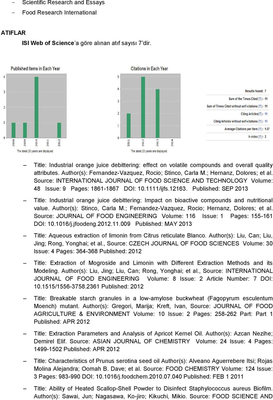 Source: INTERNATIONAL JOURNAL OF FOOD SCIENCE AND TECHNOLOGY Volume: 48 Issue: 9 Pages: 1861-1867 DOI: 10.1111/ijfs.12163.