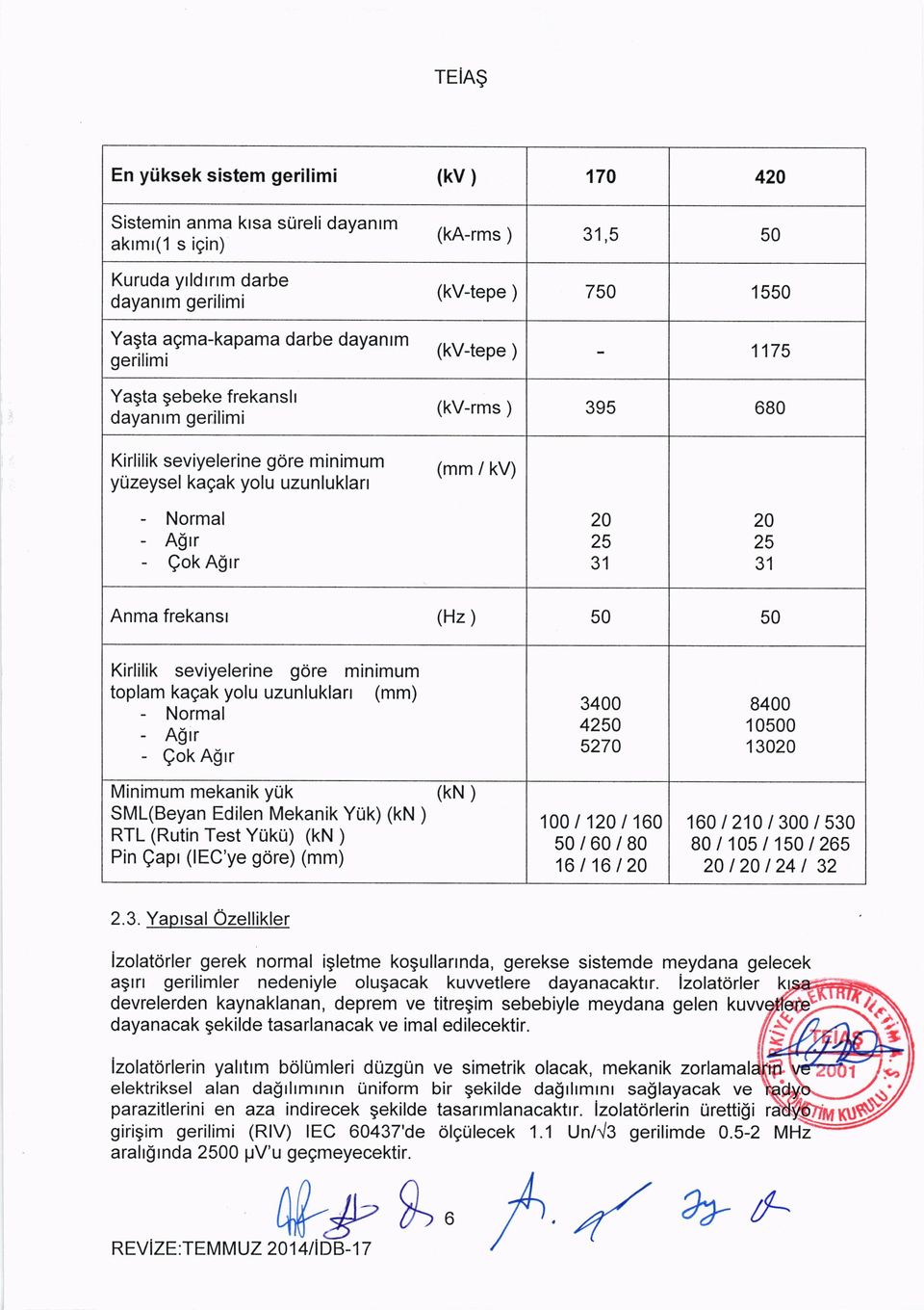 Normal - Agrr - Qok A$rr devrelerden kaynaklanan, deprem ve titregim sebebiyle meydana gelen k dayanacak gekilde tasarlanacak ve imal edilecektir.