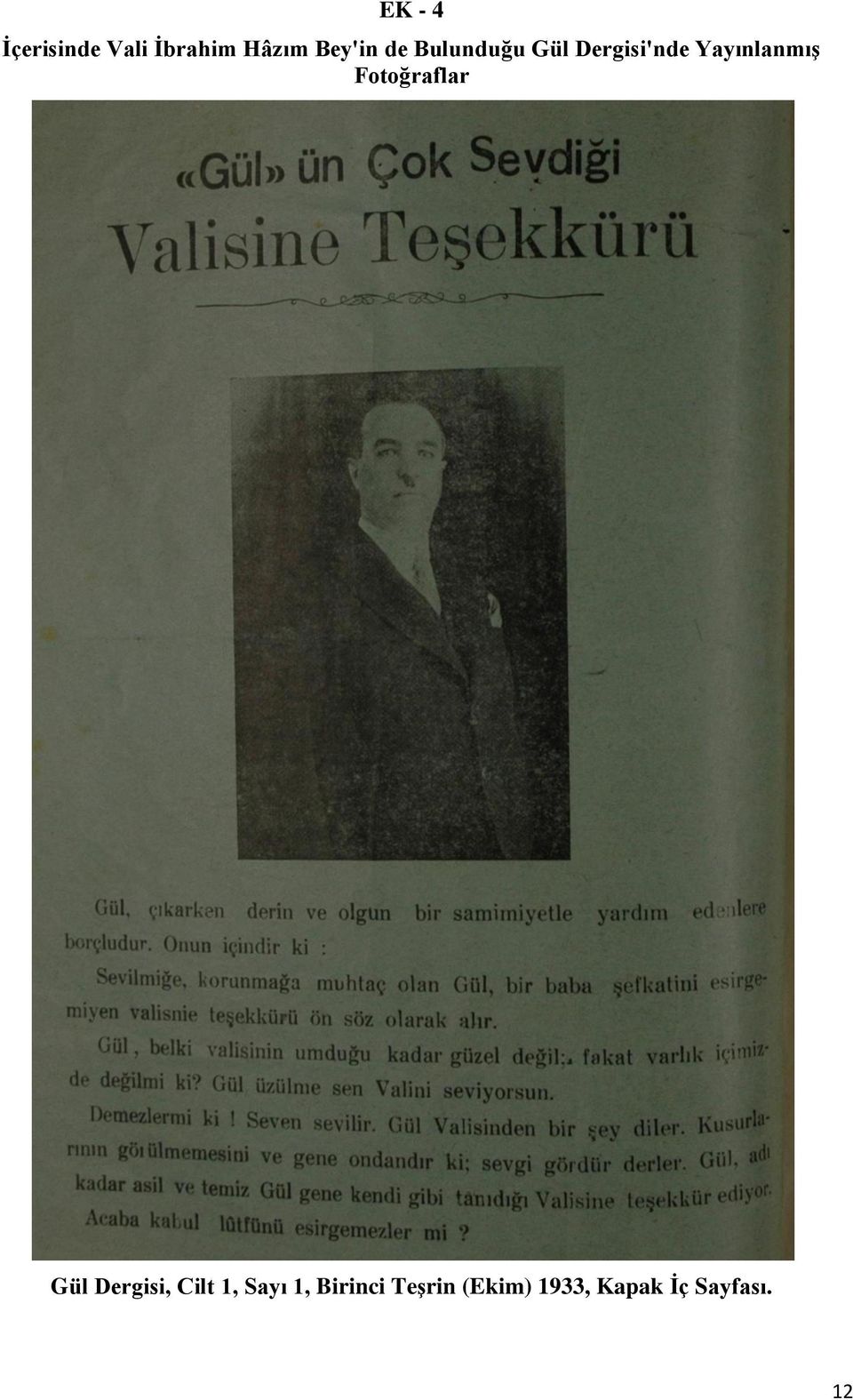 Fotoğraflar Gül Dergisi, Cilt 1, Sayı 1,