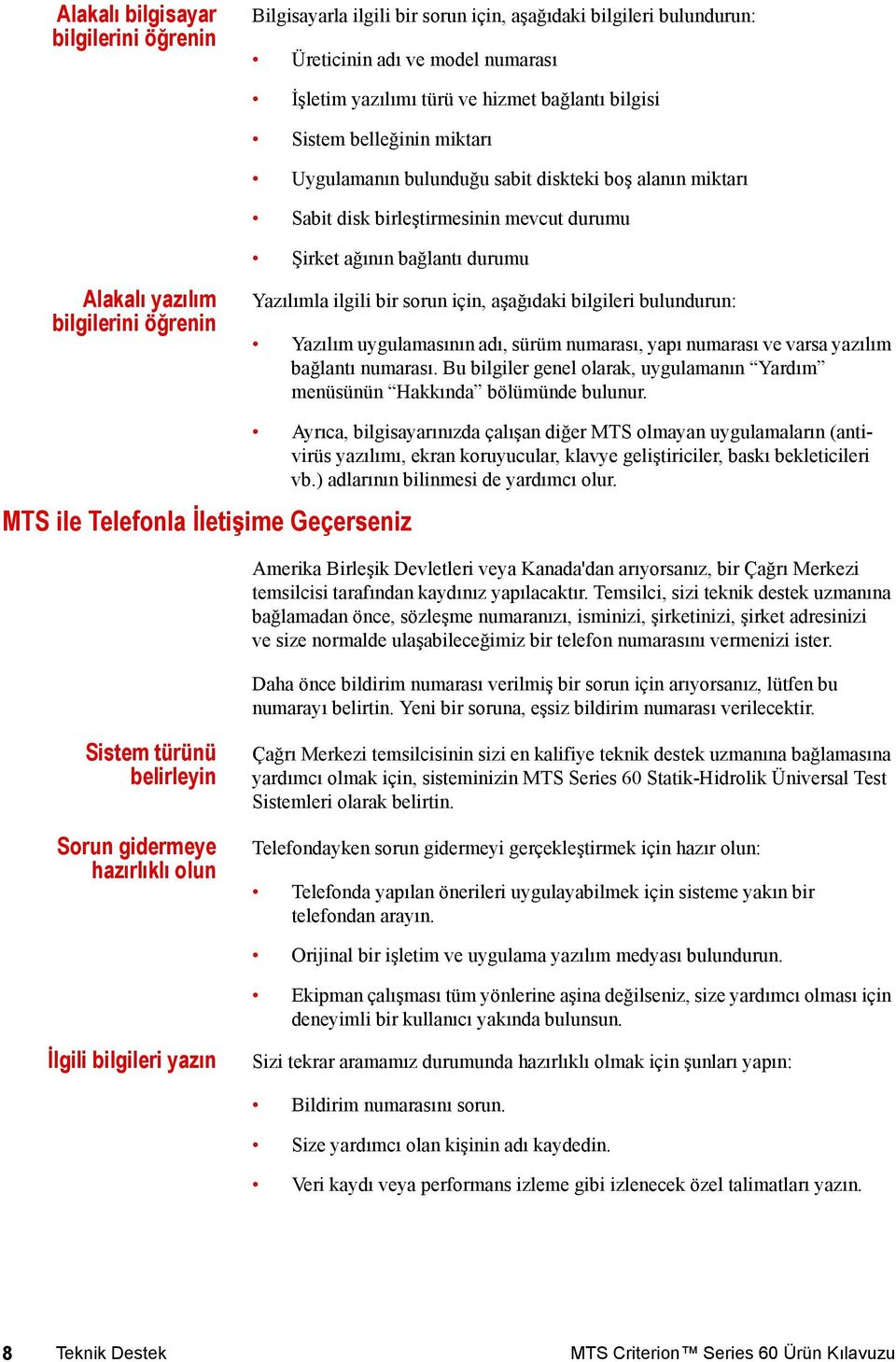 bir sorun için, aşağıdaki bilgileri bulundurun: Yazılım uygulamasının adı, sürüm numarası, yapı numarası ve varsa yazılım bağlantı numarası.