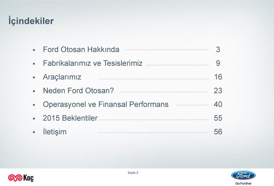 16 Neden Ford Otosan?