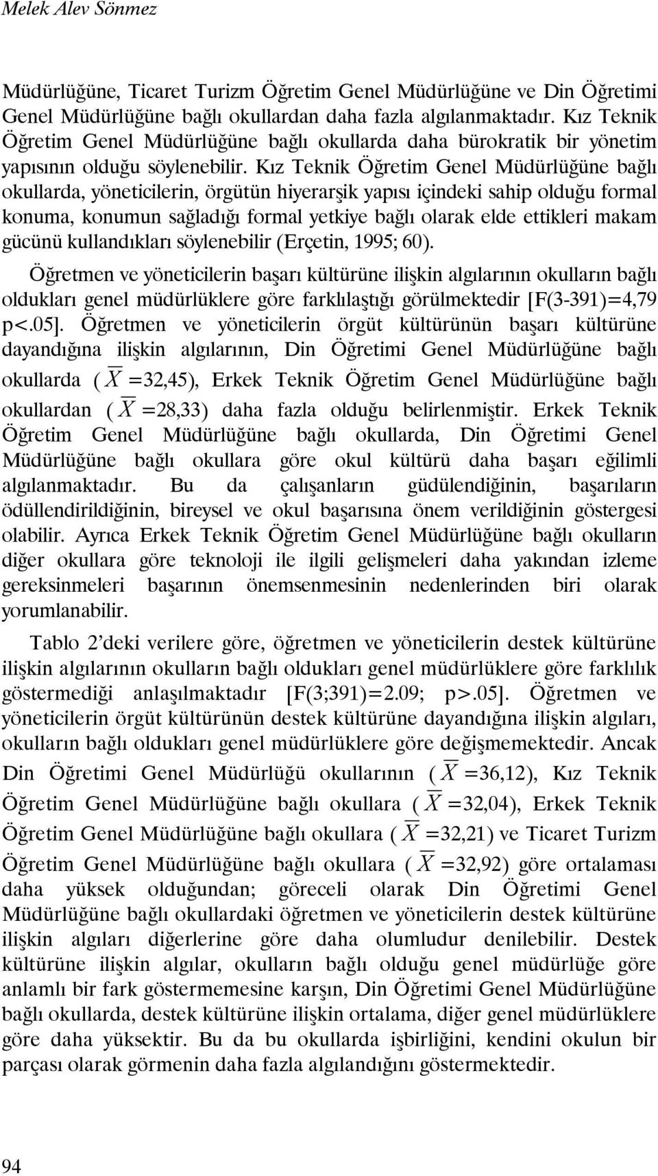 Kız Teknik Öğretim Genel Müdürlüğüne bağlı okullarda, yöneticilerin, örgütün hiyerarşik yapısı içindeki sahip olduğu formal konuma, konumun sağladığı formal yetkiye bağlı olarak elde ettikleri makam