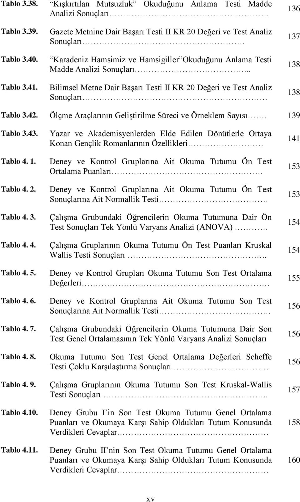 Ölçme Araçlarının Geliştirilme Süreci ve Örneklem Sayısı. 139 Tablo 3.43. Tablo 4. 1. Tablo 4. 2. Tablo 4. 3. Tablo 4. 4. Tablo 4. 5. Tablo 4. 6. Tablo 4. 7. Tablo 4. 8. Tablo 4. 9. Tablo 4.10.