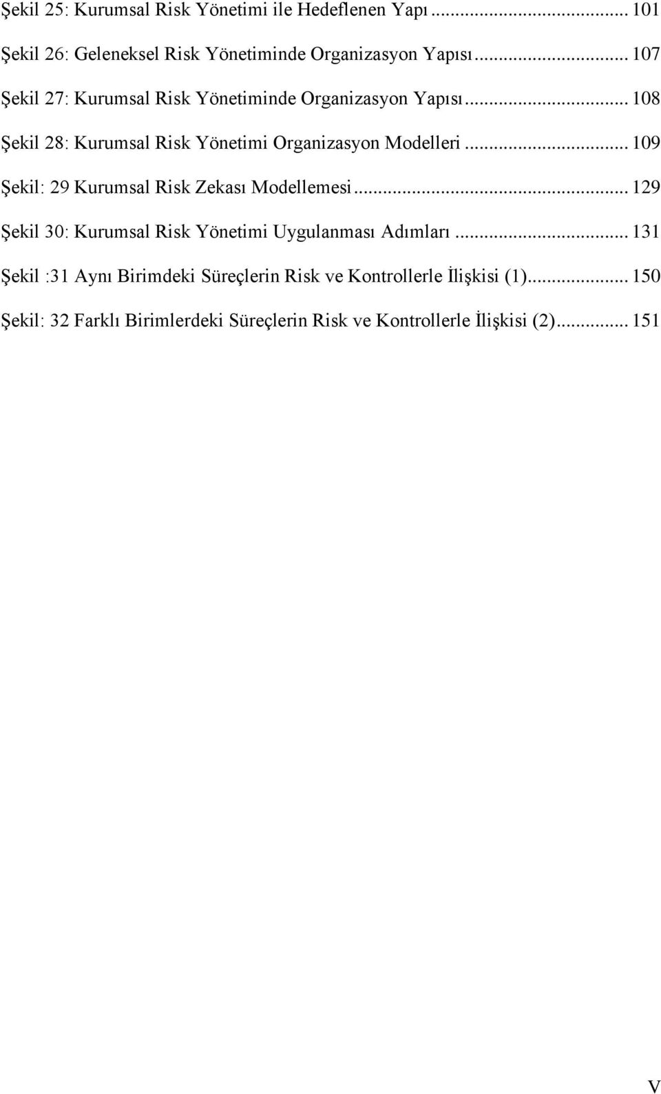 .. 109 Şekil: 29 Kurumsal Risk Zekası Modellemesi... 129 Şekil 30: Kurumsal Risk Yönetimi Uygulanması Adımları.