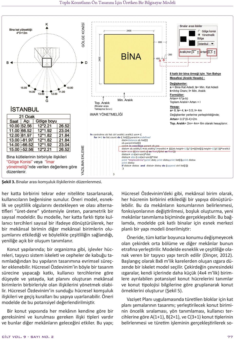 Öneri model, esneklik ve çeşitlilik olgularını destekleyen ve olası alternatifleri üret-dene yöntemiyle üreten, parametrik bir sayısal modeldir.