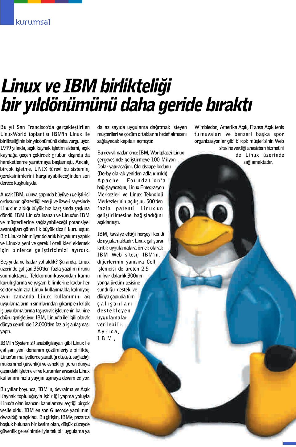 Ancak, birçok iflletme, UNIX türevi bu sistemin, gereksinimlerini karfl layabilece inden son derece kuflkuluydu.