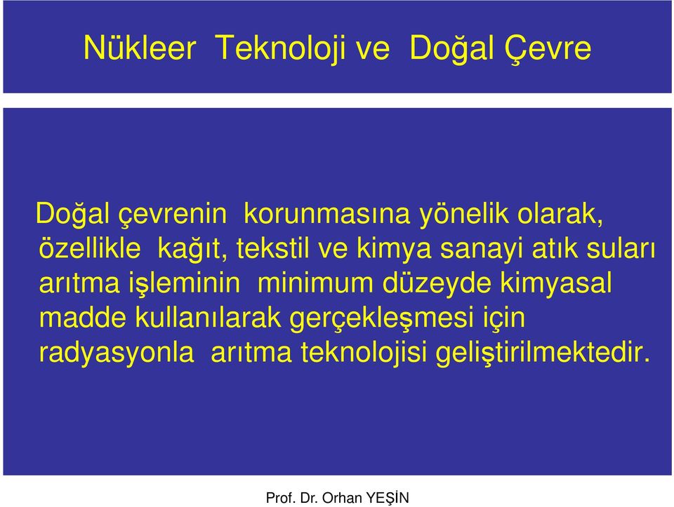 suları arıtma işleminin minimum düzeyde kimyasal madde