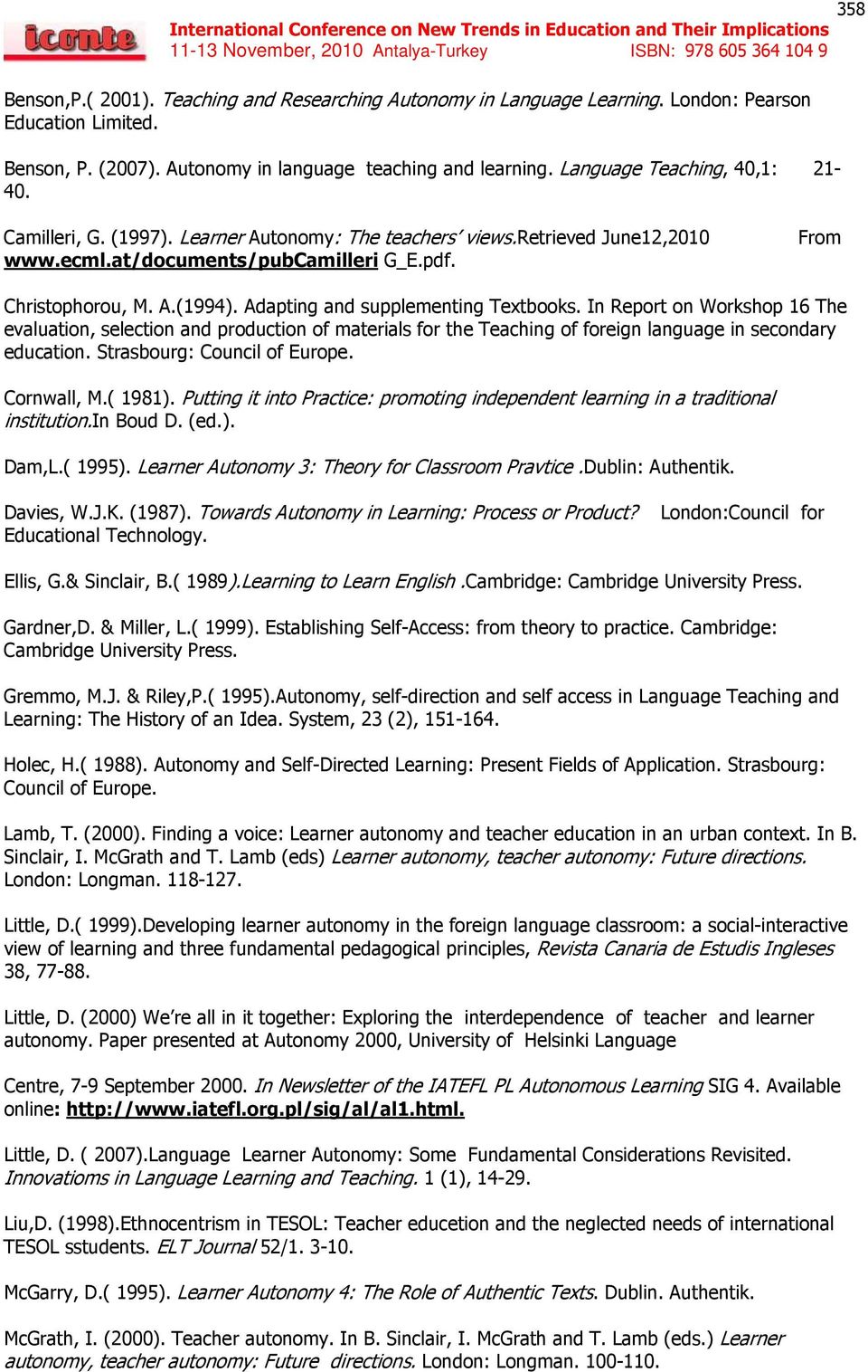 Adapting and supplementing Textbooks. In Report on Workshop 16 The evaluation, selection and production of materials for the Teaching of foreign language in secondary education.