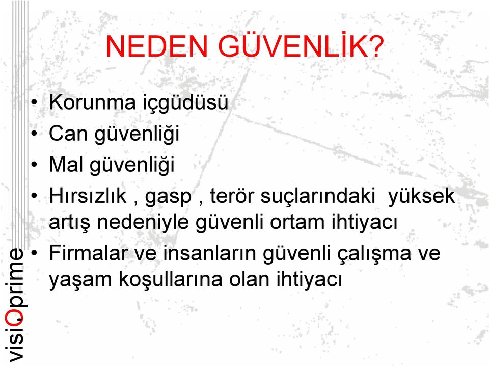 Hırsızlık, gasp, terör suçlarındaki yüksek artış