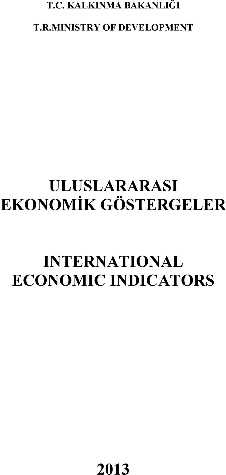 ULUSLARARASI EKONOMİK