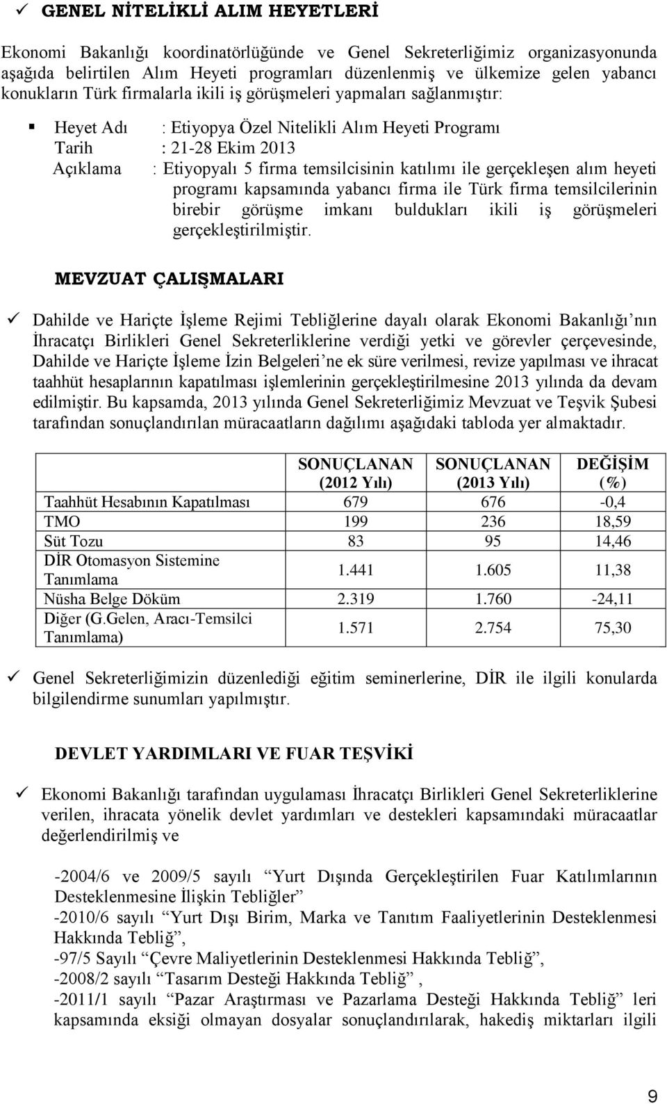 ile gerçekleşen alım heyeti programı kapsamında yabancı firma ile Türk firma temsilcilerinin birebir görüşme imkanı buldukları ikili iş görüşmeleri gerçekleştirilmiştir.