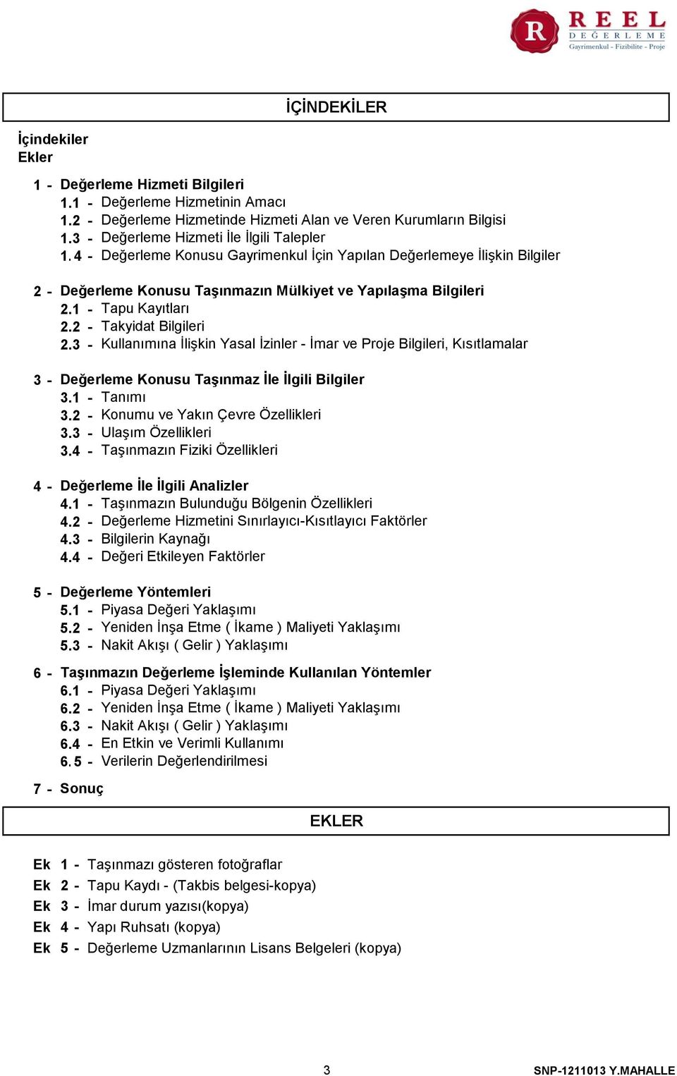 2 - Takyidat Bilgileri 2.3 - Kullanımına İlişkin Yasal İzinler - İmar ve Proje Bilgileri, Kısıtlamalar Değerleme Konusu Taşınmaz İle İlgili Bilgiler 3. - Tanımı 3.