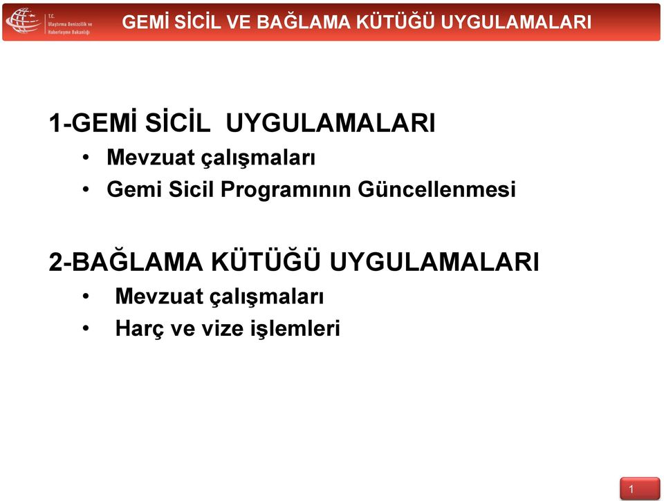 Programının Güncellenmesi 2-BAĞLAMA KÜTÜĞÜ