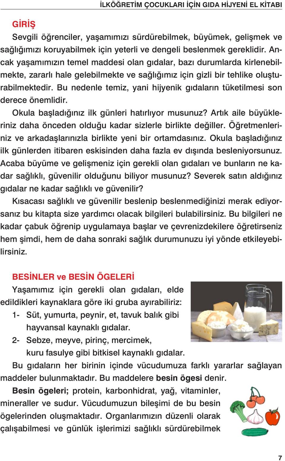 Bu nedenle temiz, yani hijyenik gıdaların tüketilmesi son derece önemlidir. Okula başladığınız ilk günleri hatırlıyor musunuz?