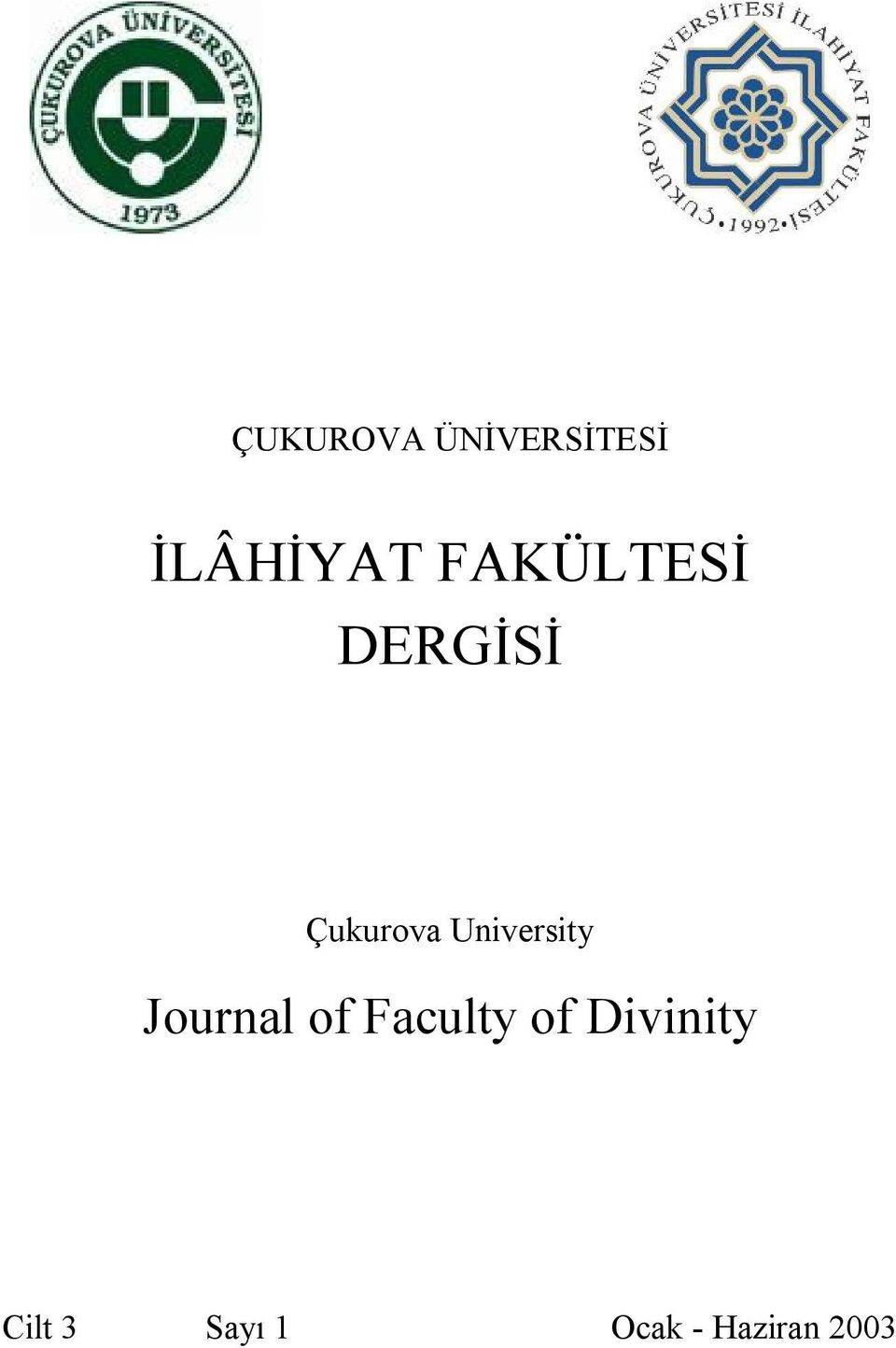 University Journal of Faculty of