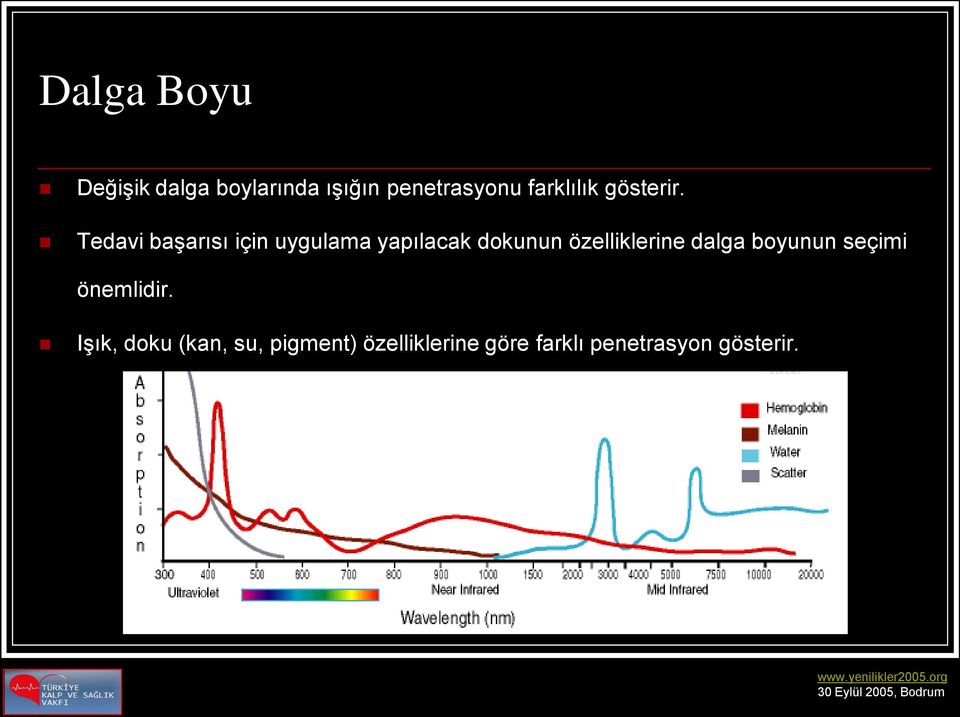 Tedavi başarısı için uygulama yapılacak dokunun özelliklerine