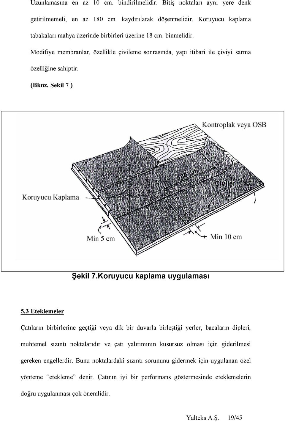 (Bknz. ekil 7 ) ekil 7.Koruyucu kaplama uygulamas 5.