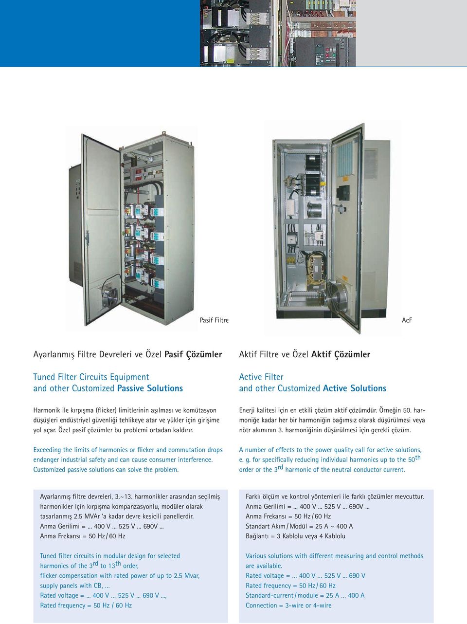 Exceeding the limits of harmonics or flicker and commutation drops endanger industrial safety and can cause consumer interference. Customized passive solutions can solve the problem.