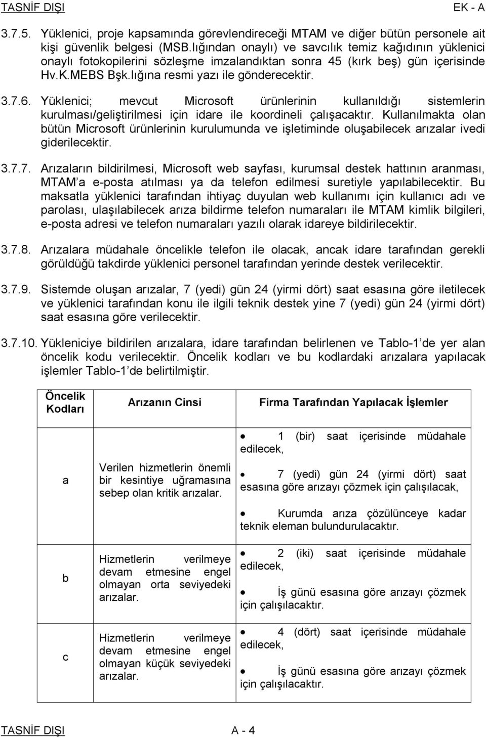 Yüklenici; mevcut Microsoft ürünlerinin kullanıldığı sistemlerin kurulması/geliştirilmesi için idare ile koordineli çalışacaktır.