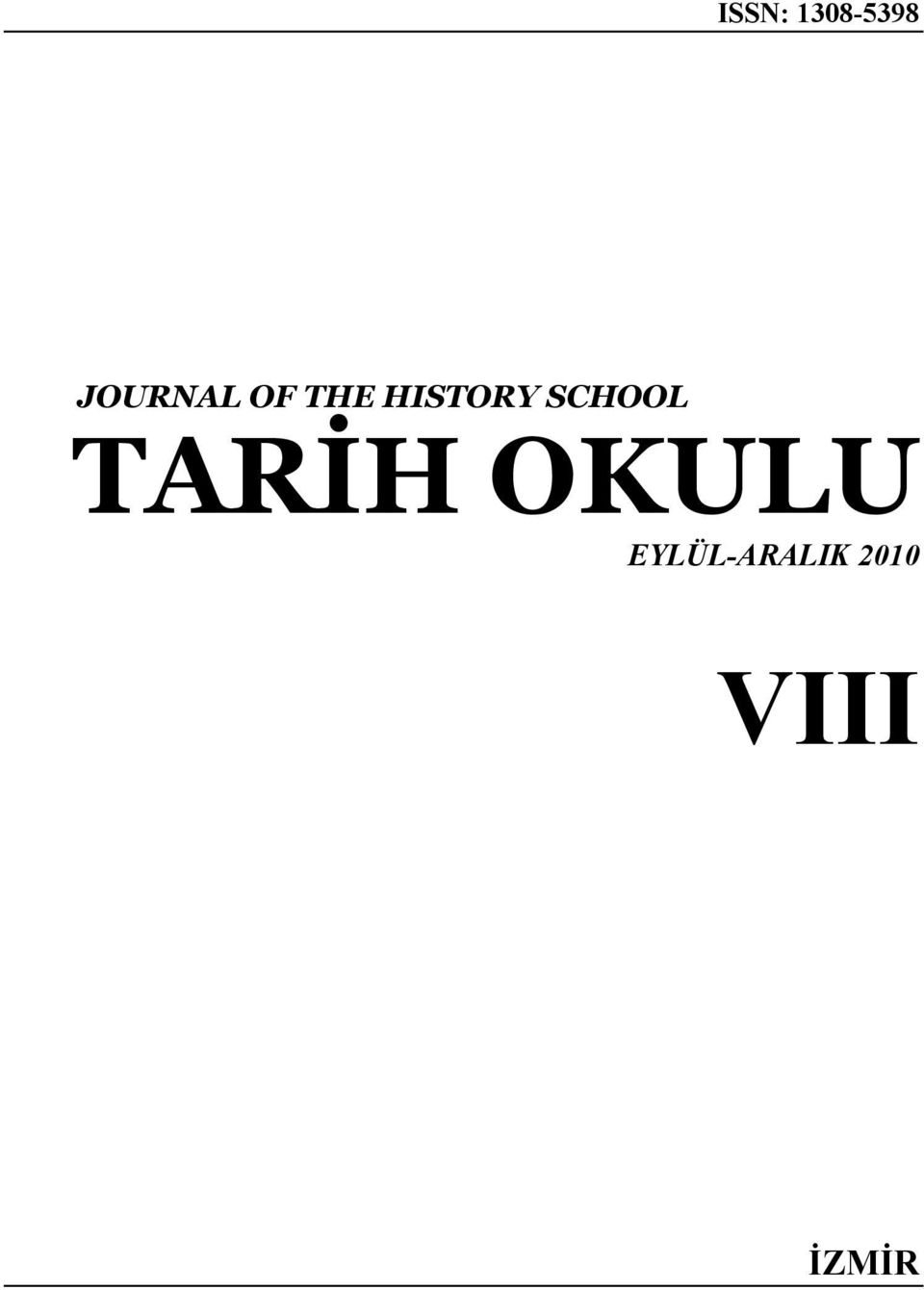 HISTORY SCHOOL TARİH