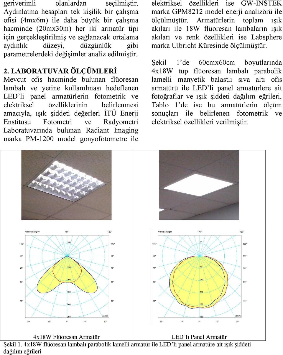 gibi parametrelerdeki değişimler analiz edilmiştir. 2.