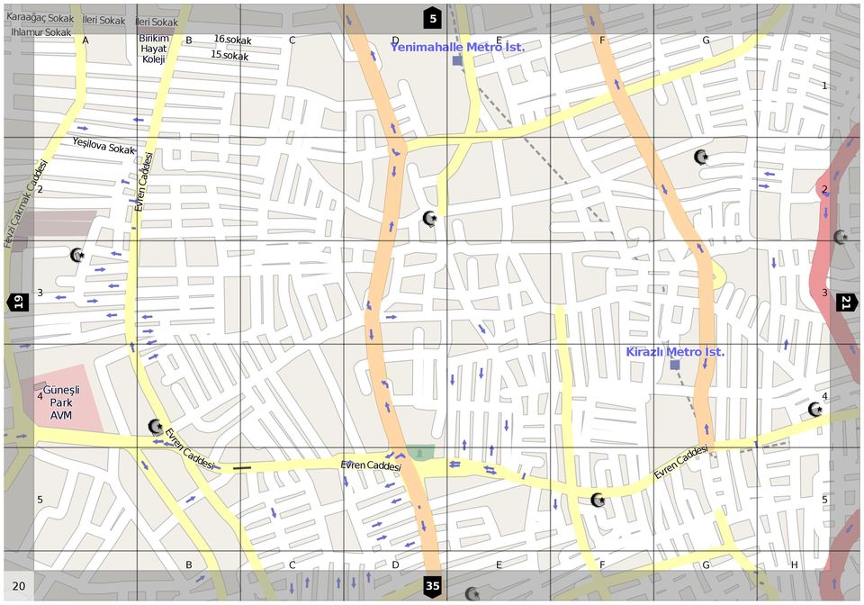 5.sokak 5 Yenimahalle Metro İst.