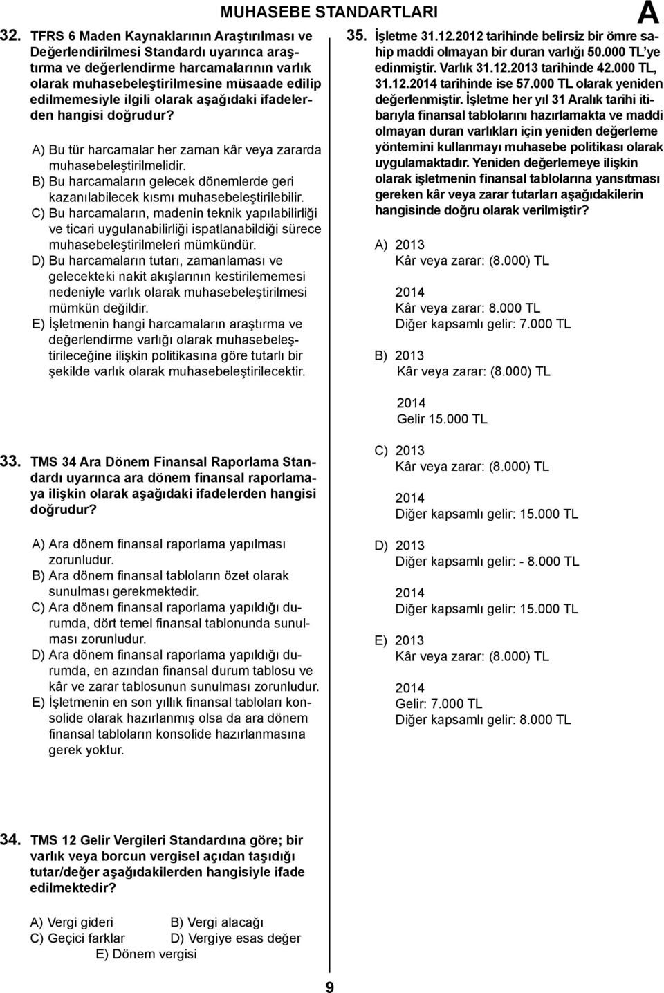 B) Bu harcamaların gelecek dönemlerde geri kazanılabilecek kısmı muhasebeleştirilebilir.